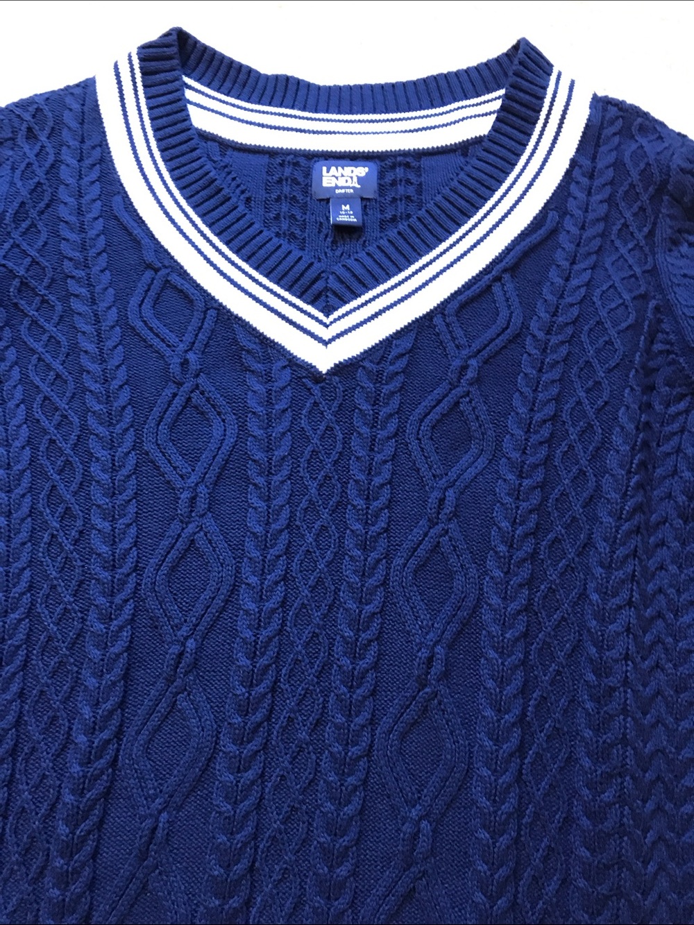 Cable knit cotton